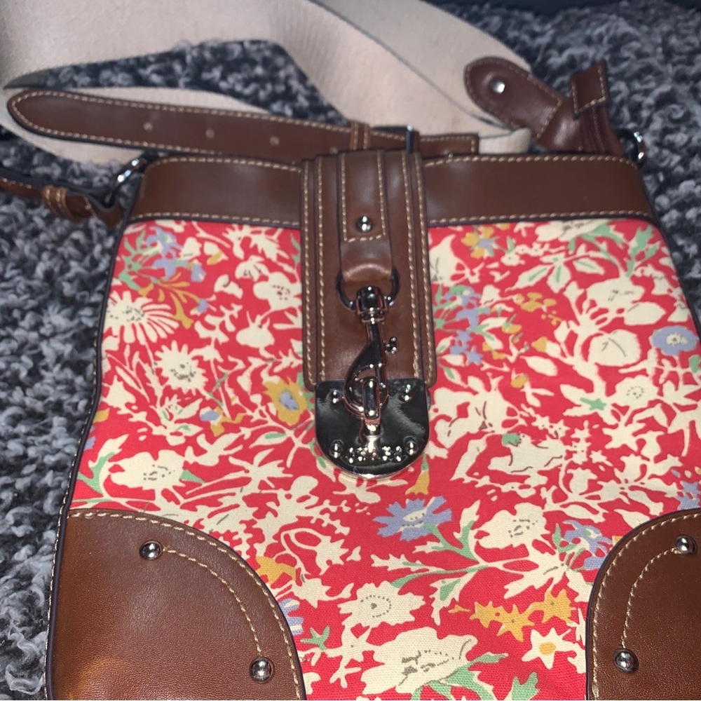 Floral Chaps Crossbody.